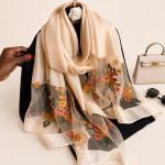 Blossom Embellished Scarf