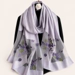 Blossom Embellished Scarf