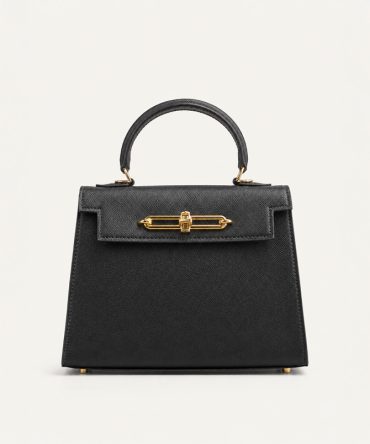 Black City Muse Structured Bag - TORFEO