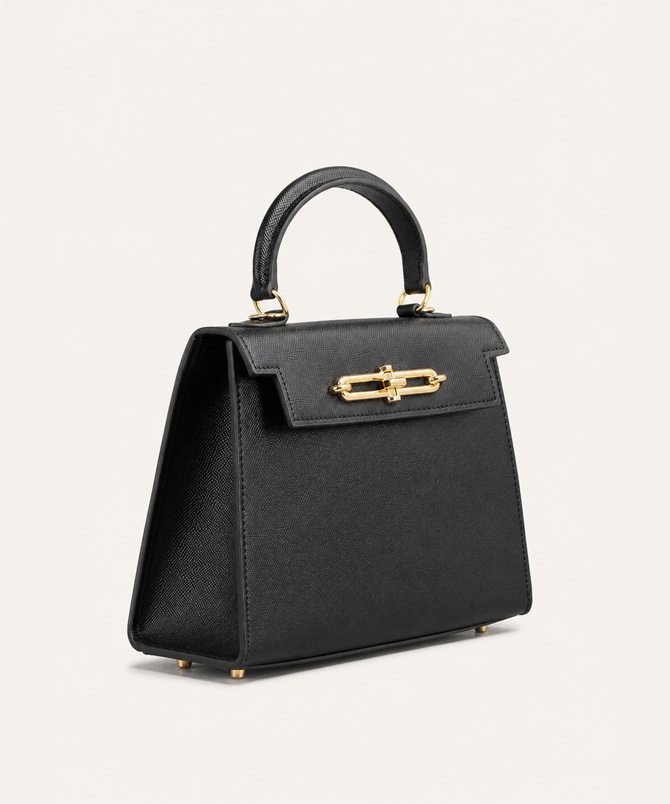 Black City Muse Structured Bag - TORFEO