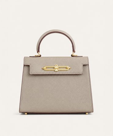 Taupe City Muse Structured Bag - TORFEO