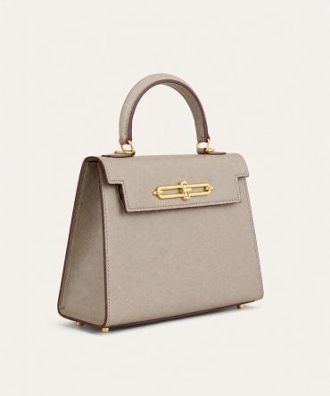 Taupe City Muse Structured Bag - TORFEO