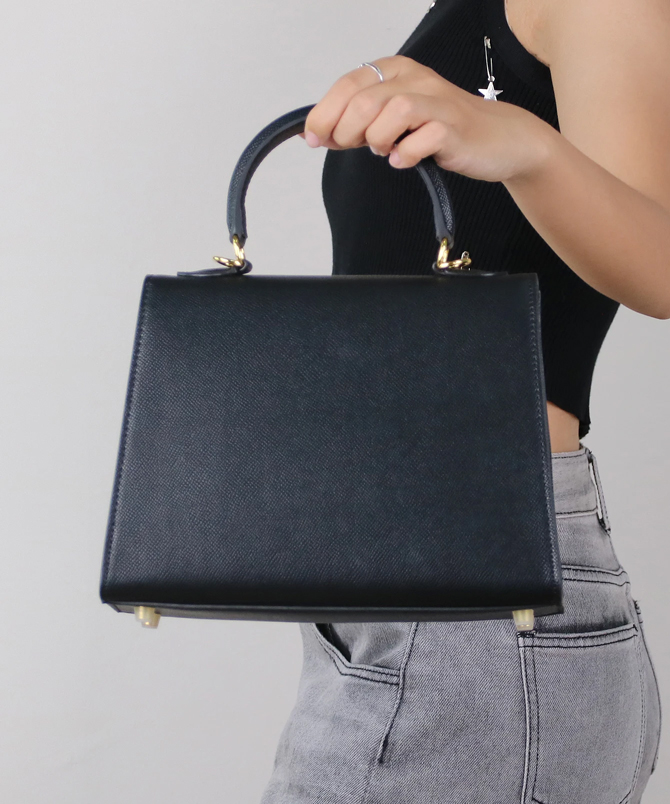 Black City Muse Structured Bag - TORFEO