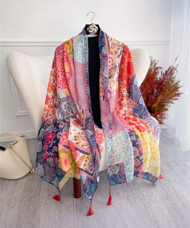 Sunset Mosaic Scarf - TORFEO