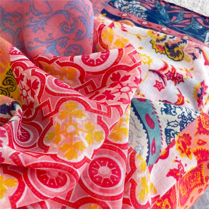 Sunset Mosaic Scarf - TORFEO