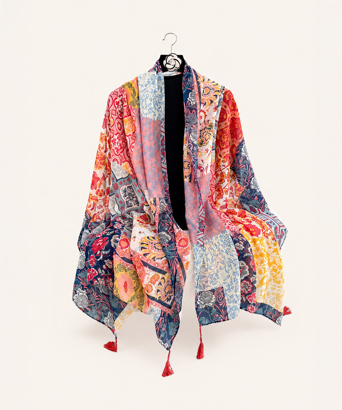 Sunset Mosaic Scarf - TORFEO