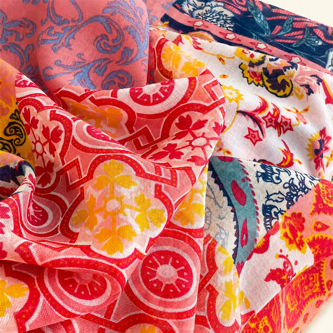 Sunset Mosaic Scarf - TORFEO