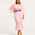 Roselle Bloom Pleated Dress