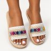 Sahara Multicolour Espadrille Slide Sandals for Women by TORFEO